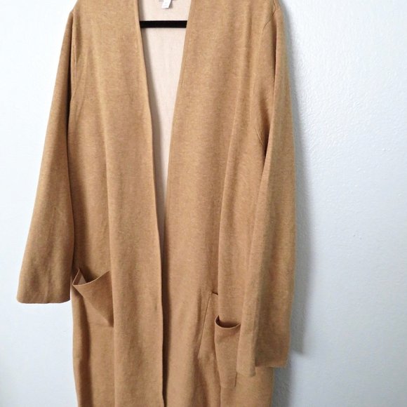 J Jill Camel Soft Cardigan Sweater Duster / Topper 4X - Picture 9 of 16